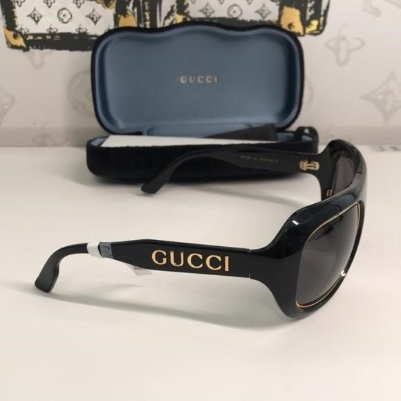 Luxury New Authentic Gucci GG1108S 001 Aviator Sunglasses ✨ - Picture 3 of 13